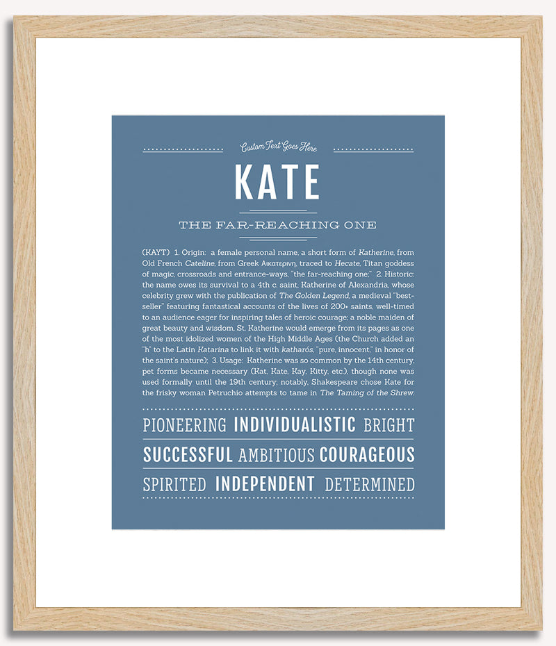 Kate | Name Art Print