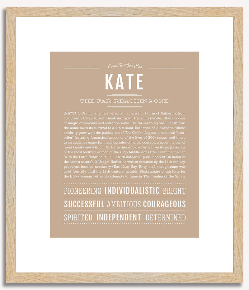 Kate | Name Art Print