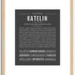 Katelin | Name Art Print