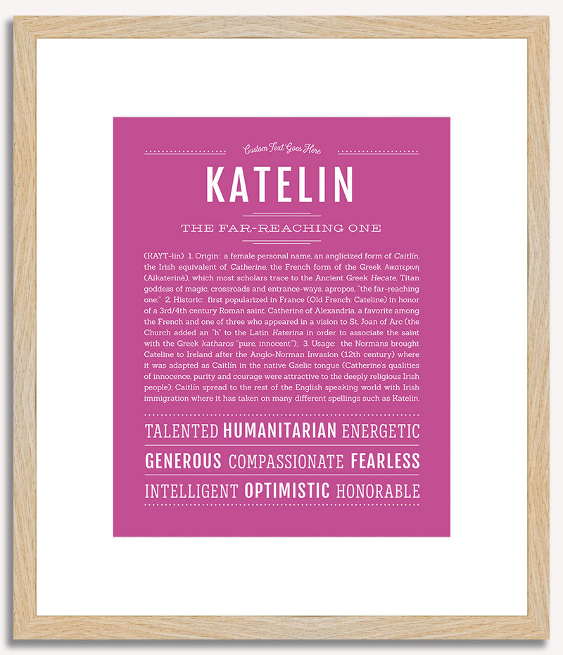 Katelin | Name Art Print