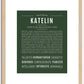 Katelin | Name Art Print