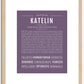 Katelin | Name Art Print