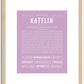 Katelin | Name Art Print