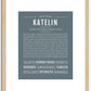 Katelin | Name Art Print