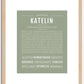 Katelin | Name Art Print