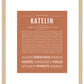 Katelin | Name Art Print