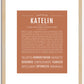 Katelin | Name Art Print