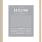 Katelynn | Name Art Print