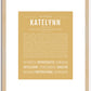 Katelynn | Name Art Print