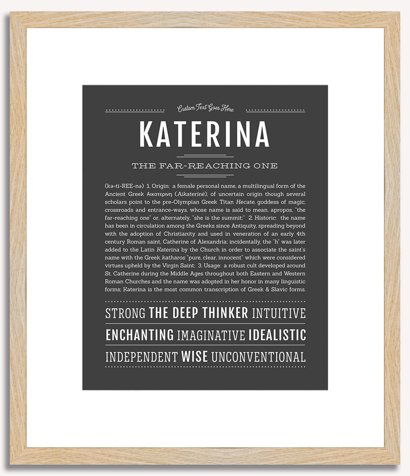 Katerina | Name Art Print