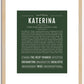 Katerina | Name Art Print