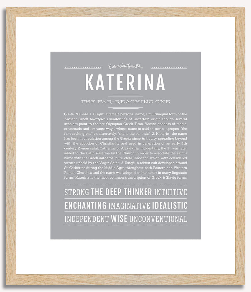 Katerina | Name Art Print