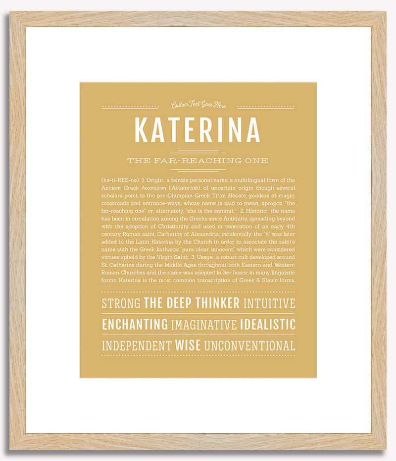 Katerina | Name Art Print