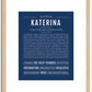 Katerina | Name Art Print