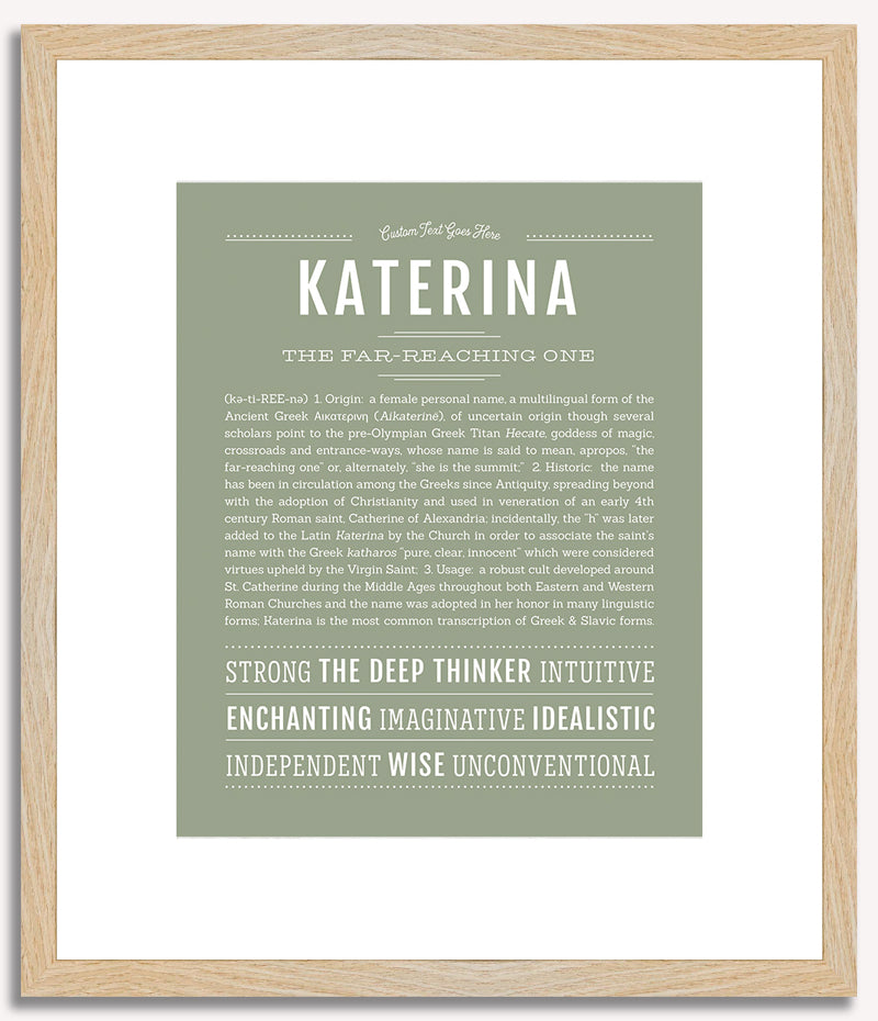 Katerina | Name Art Print