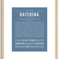 Katerina | Name Art Print