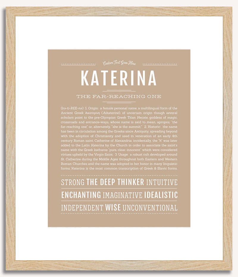 Katerina | Name Art Print