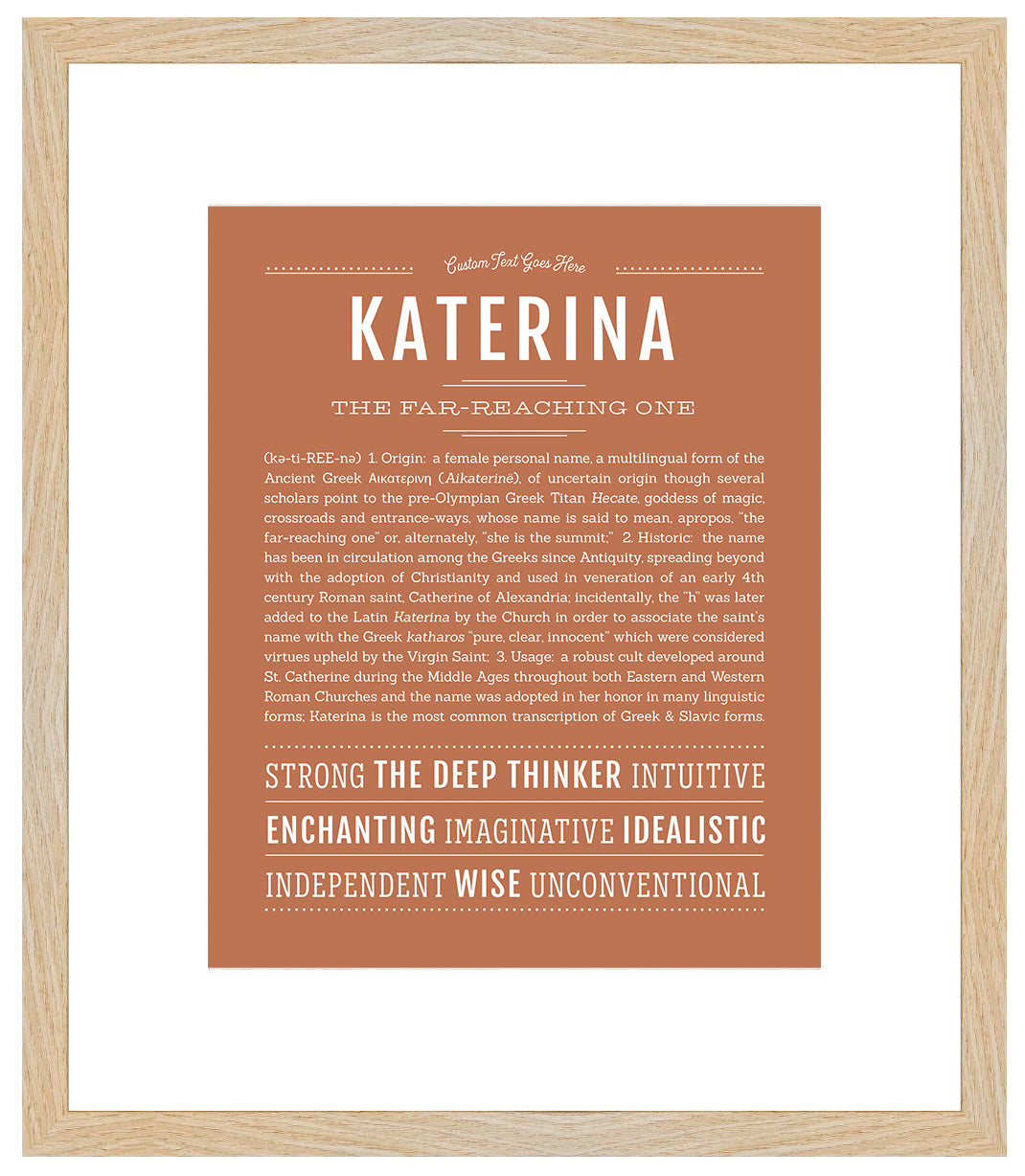 Katerina | Name Art Print