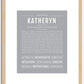 Katheryn | Name Art Print