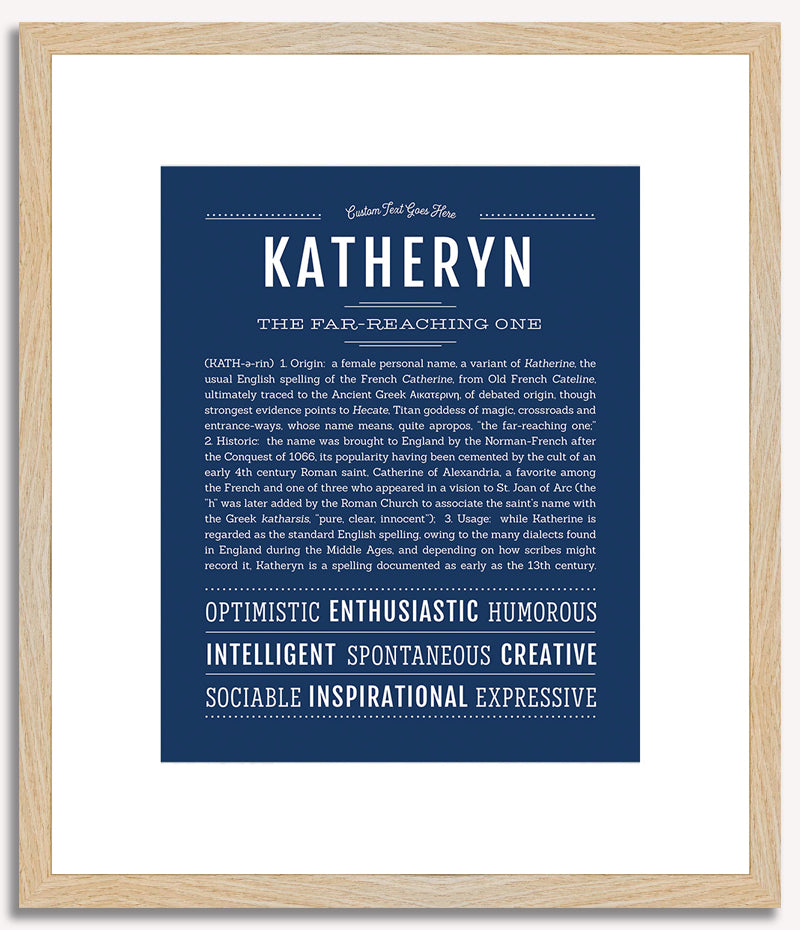 Katheryn | Name Art Print