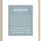 Katheryn | Name Art Print