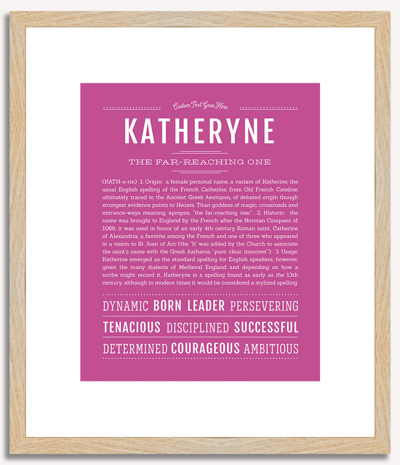 Katheryne | Name Art Print