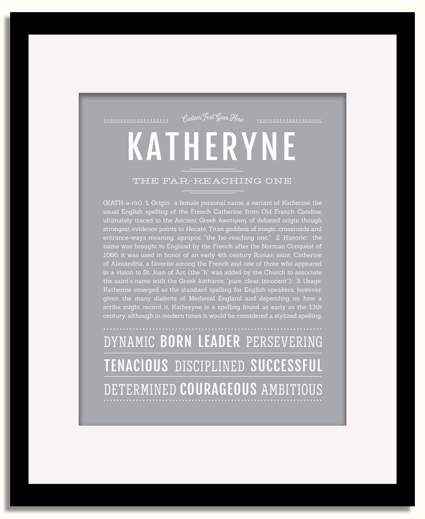 Frame Options | Sage | Black Frame, Matted