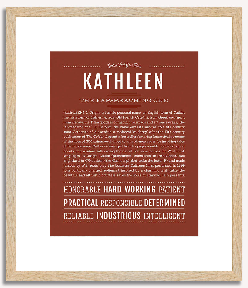 Kathleen | Name Art Print