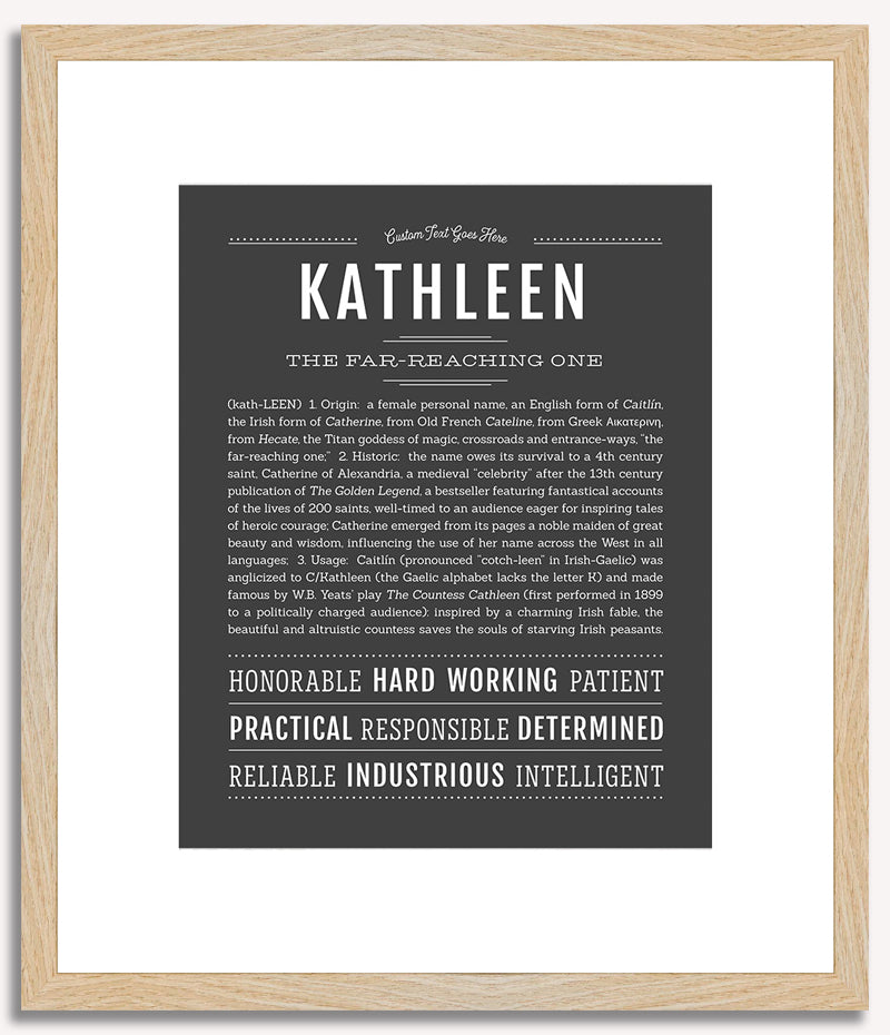 Kathleen | Name Art Print