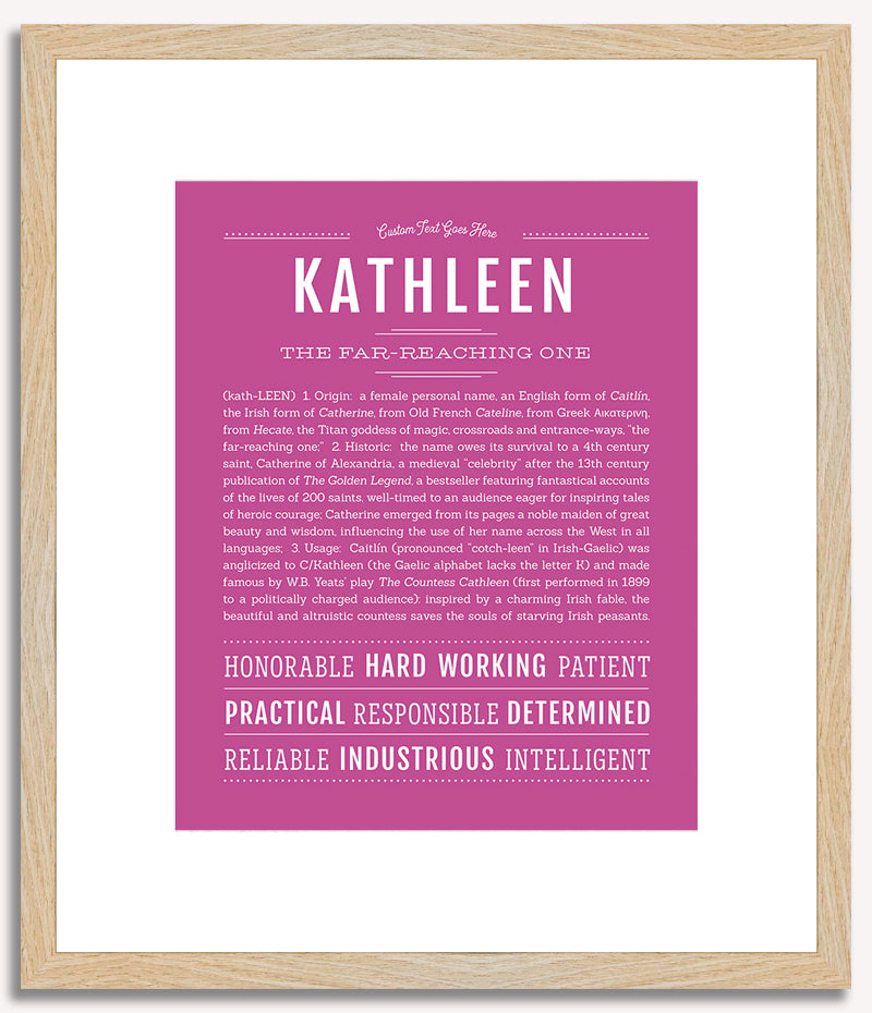 Kathleen | Name Art Print