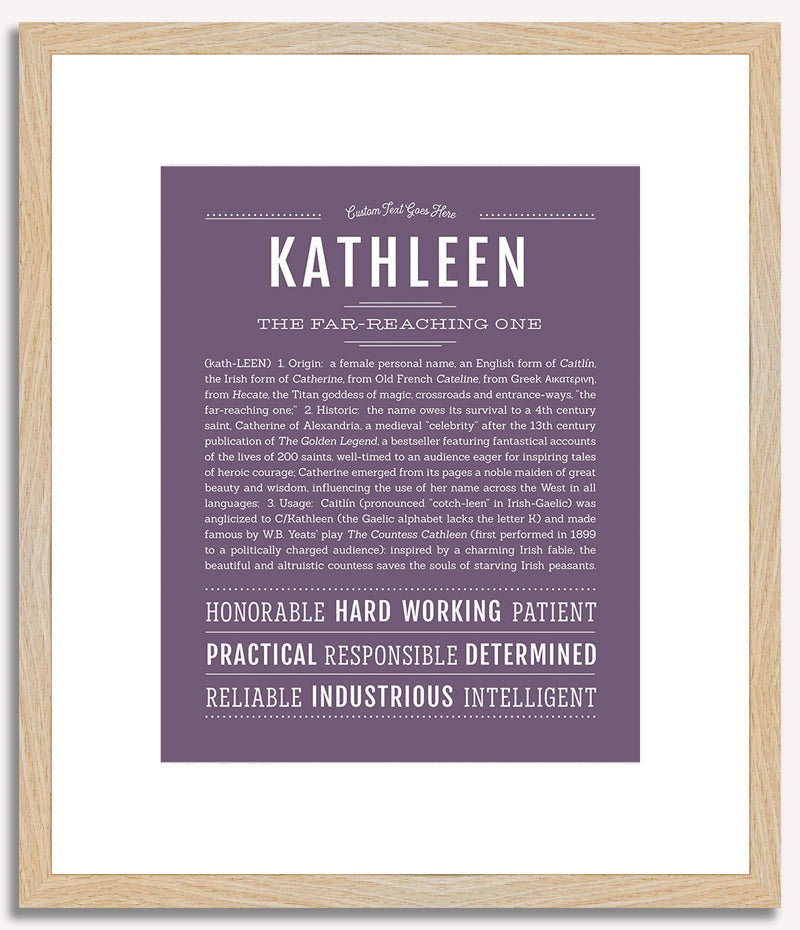 Kathleen | Name Art Print