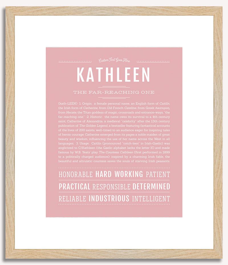 Kathleen | Name Art Print