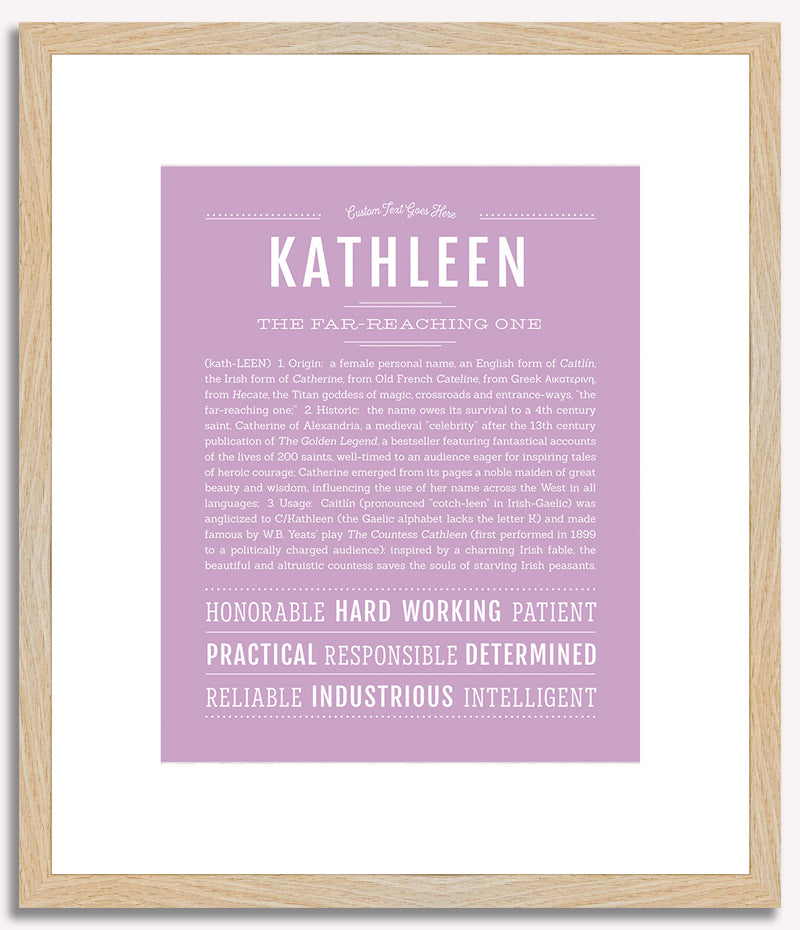 Kathleen | Name Art Print