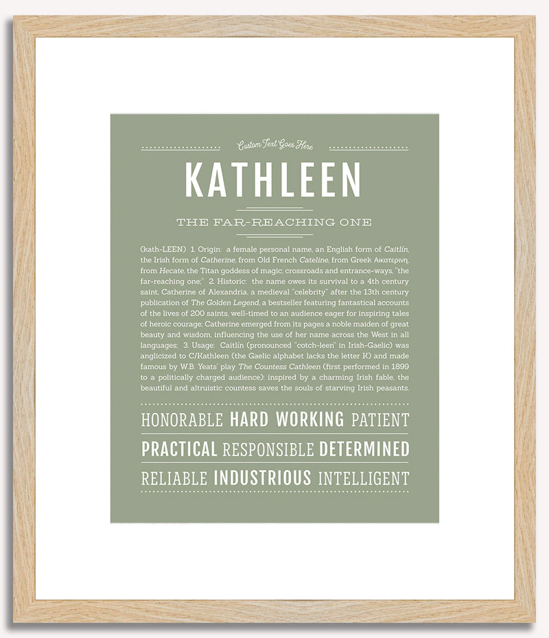 Kathleen | Name Art Print