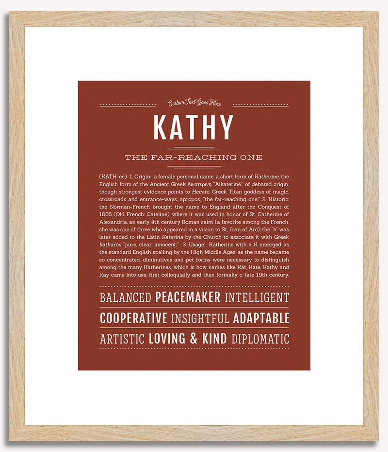 Kathy | Name Art Print