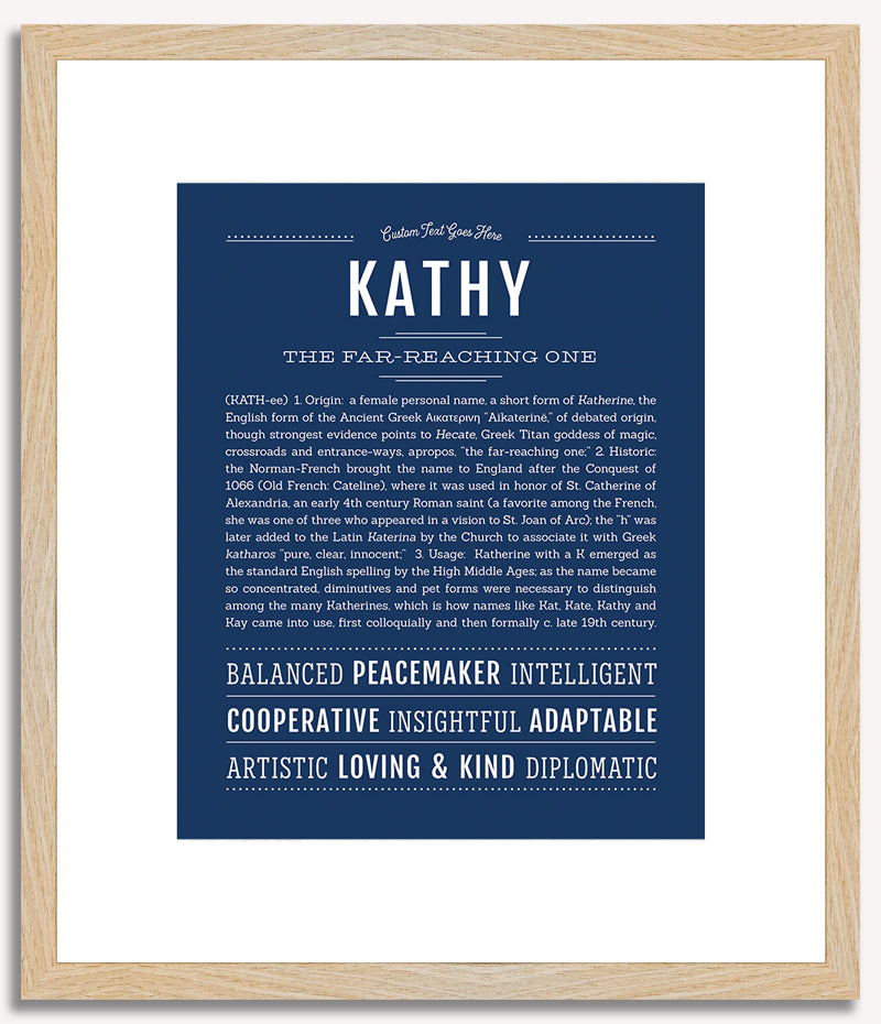 Kathy | Name Art Print