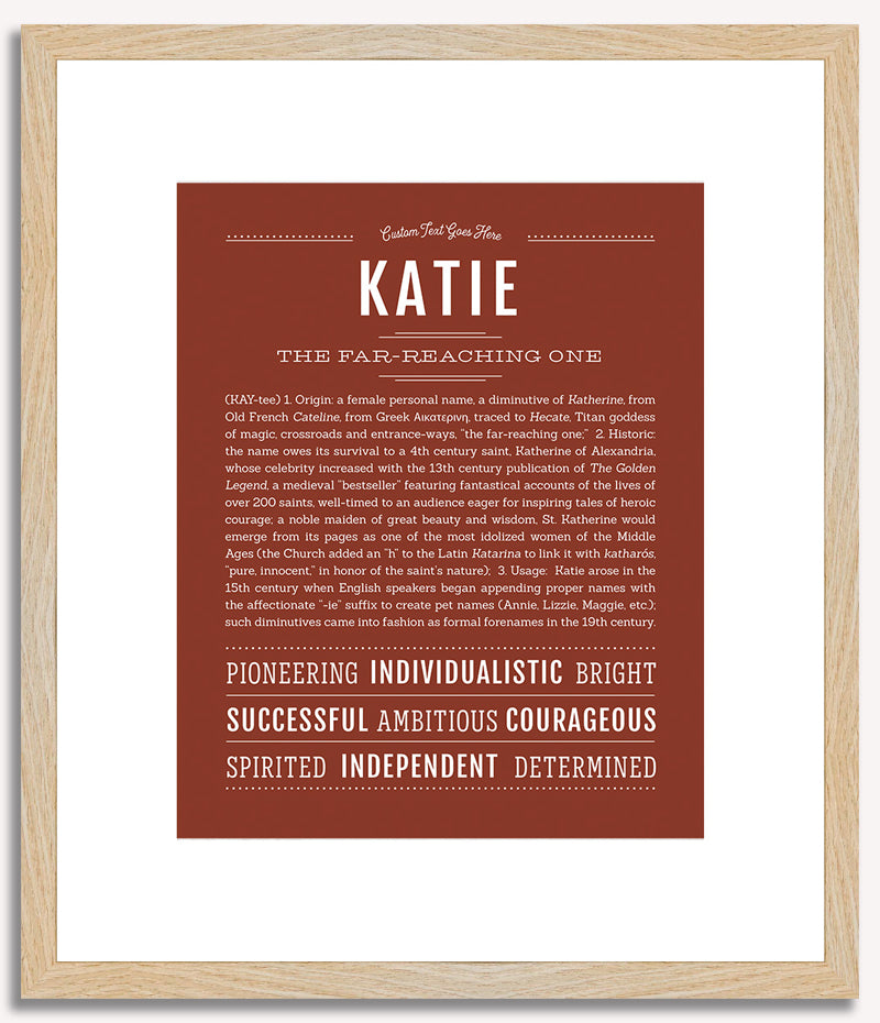 Katie | Name Art Print