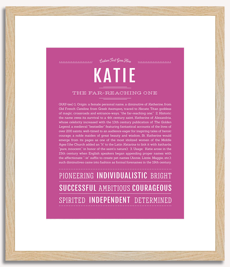 Katie | Name Art Print