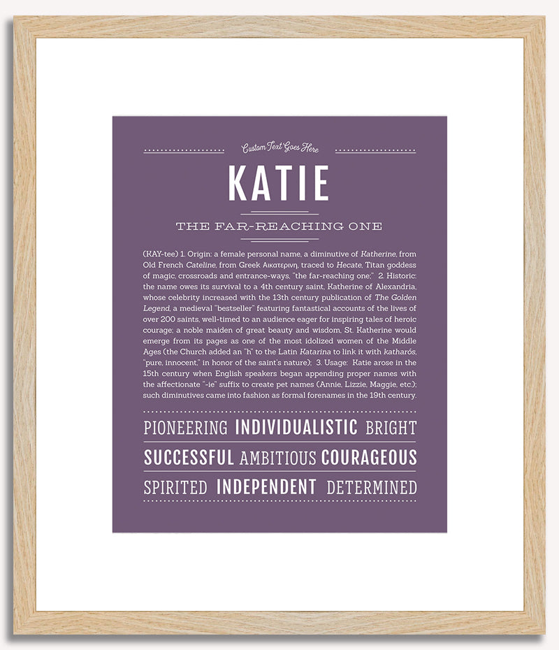 Katie | Name Art Print