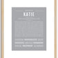 Katie | Name Art Print