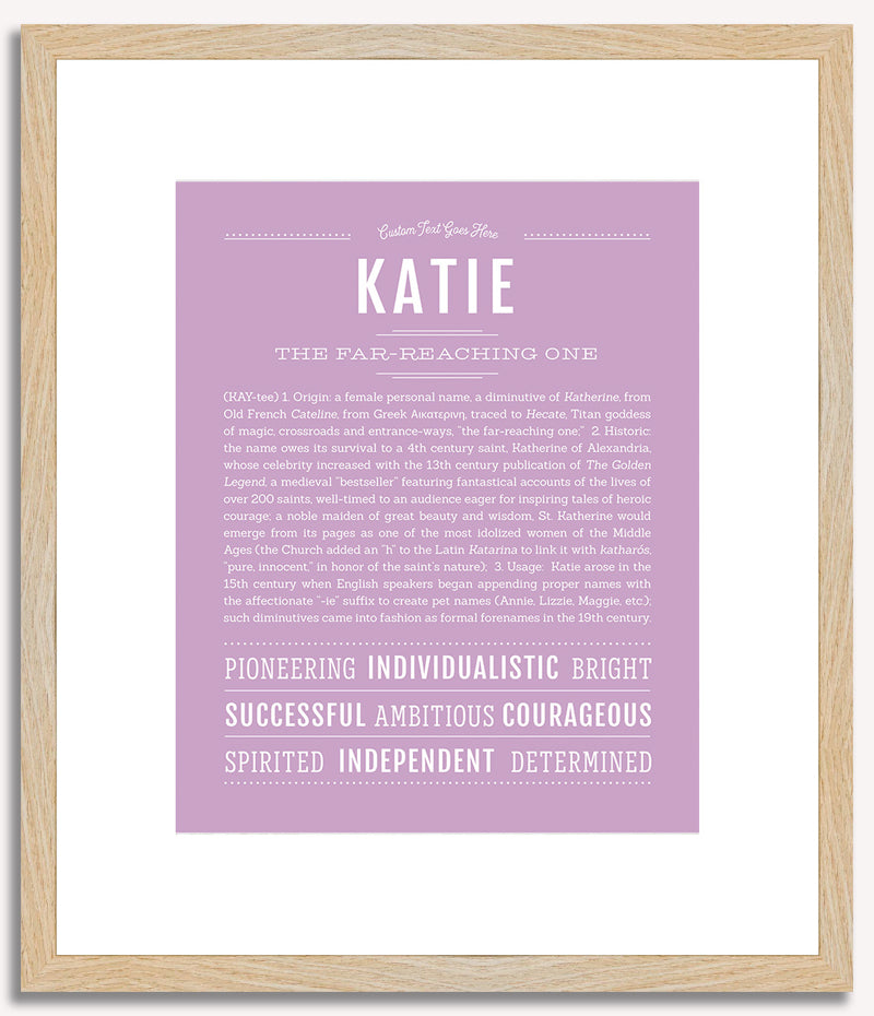 Katie | Name Art Print