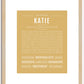 Katie | Name Art Print