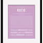 Frame Options | Lilac | Black Frame, Matted