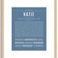 Katie | Name Art Print