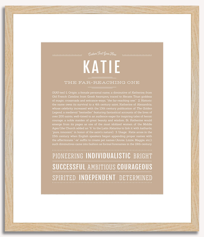 Katie | Name Art Print