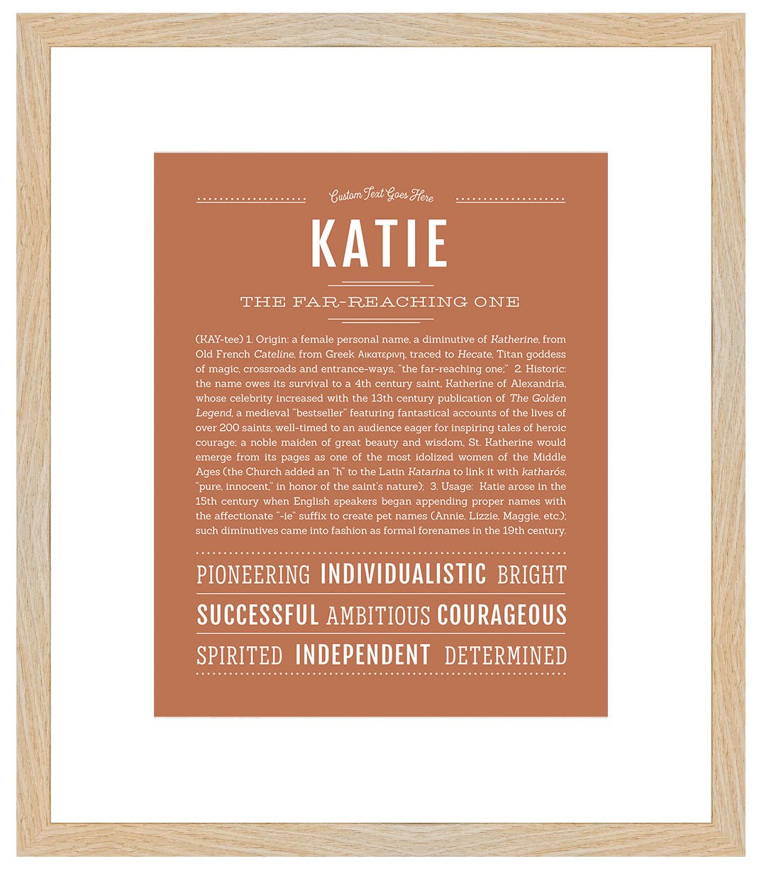 Katie | Name Art Print