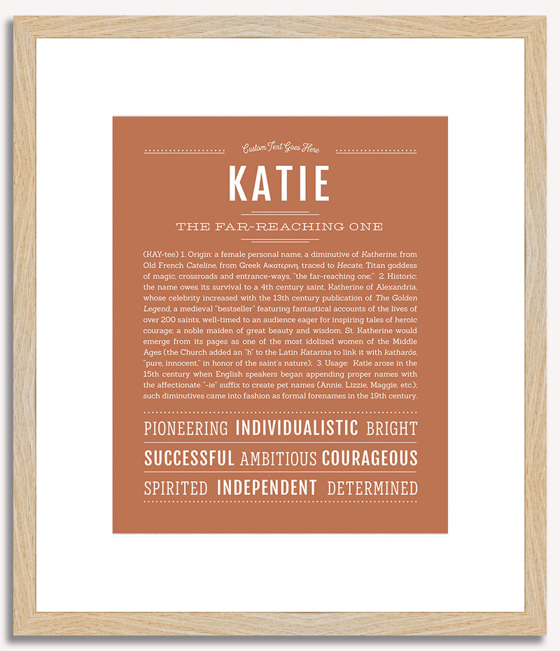 Katie | Name Art Print