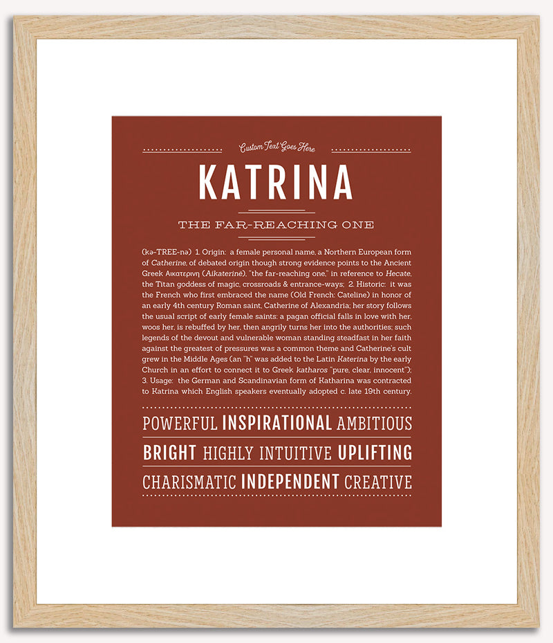 Katrina | Name Art Print