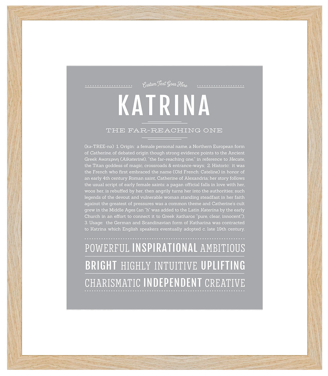 Katrina | Name Art Print