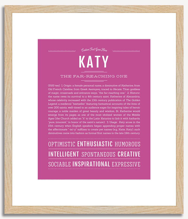 Katy | Name Art Print